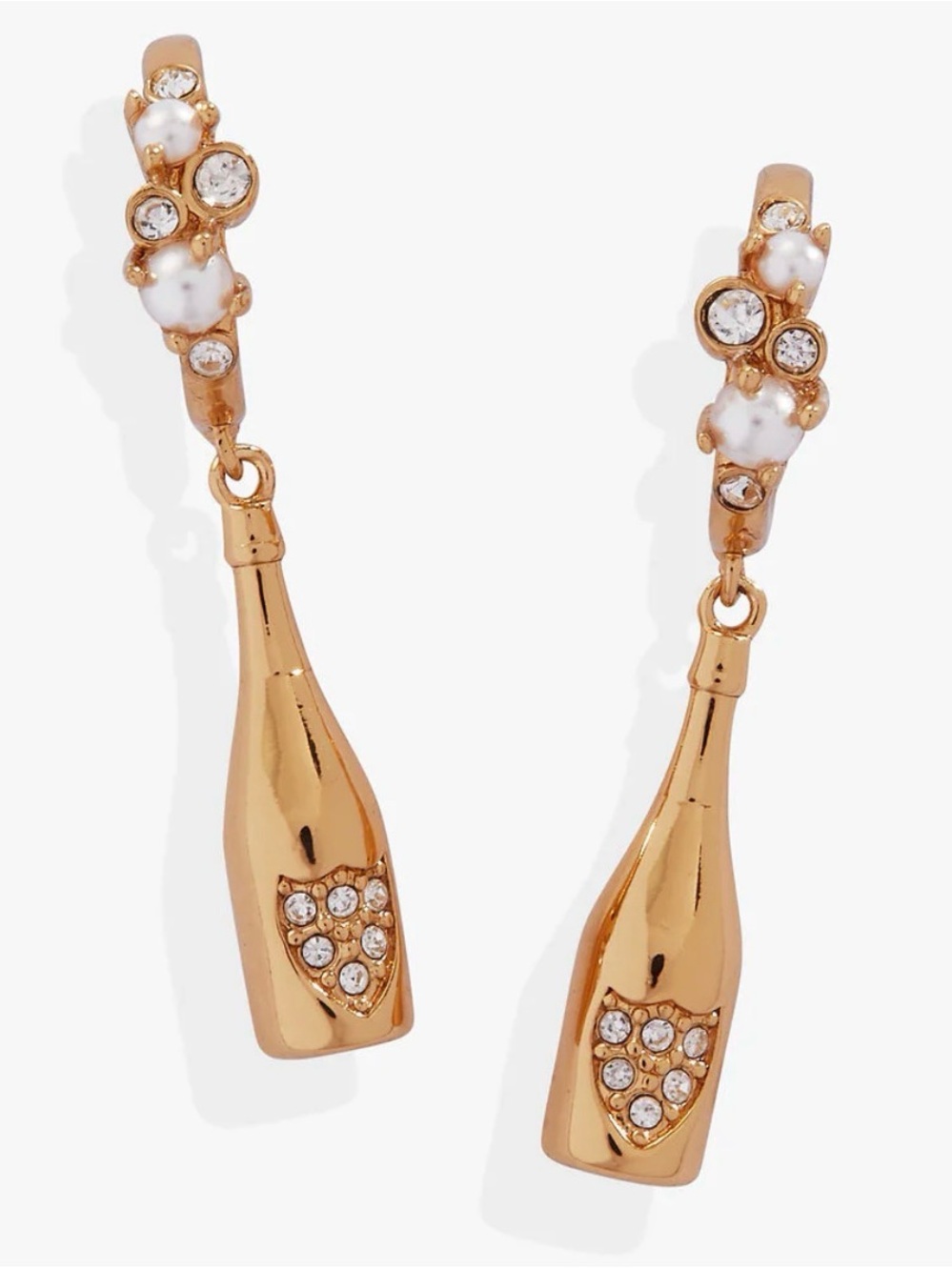 Alex and Ani Champagne Drop Huggie Hoop Earrings